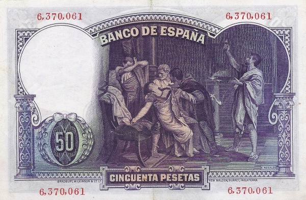  "The Death of Lucretia" (by    E. Rosales)