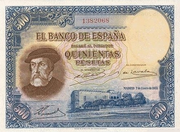  Hernán Cortez, his  palace in Mexico