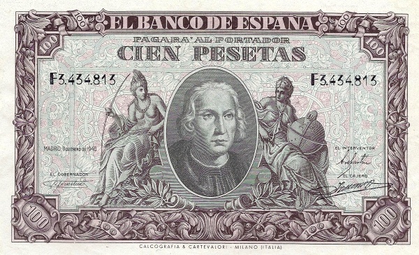  Christopher Columbus,  allegorical couple