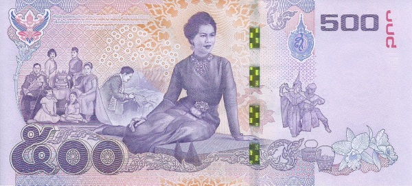 Royal family Queen Sirikit examining Royal Folk Arts and Crafts Center products Queen Sirikit wearing Thai Boromphiman costume Khon performance Queen Sirikit Cattleya and Queen Sirikit Rose flowers