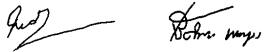 signatures: