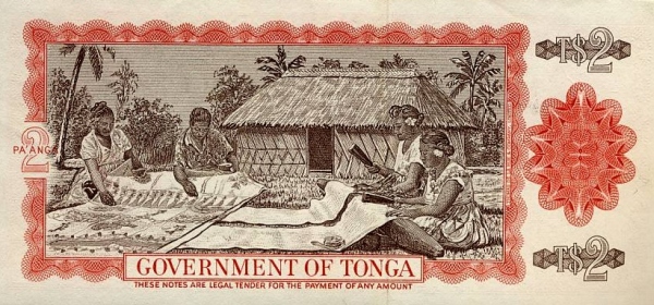  Women making Tapa  cloth