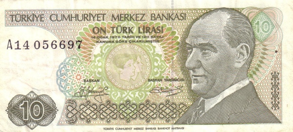 10 Türk Lirası