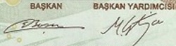 signatures: