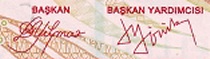 signatures: