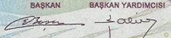 signatures: