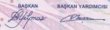 signatures: