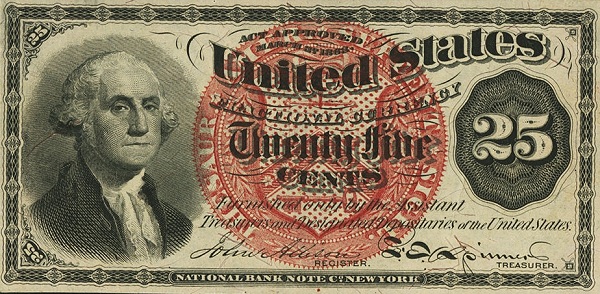 President George  Washington, Treasury seal