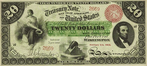 "Liberty", mortar, President Abraham 
Lincoln