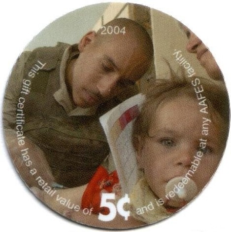 Soldier and baby