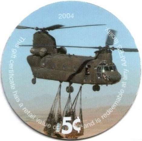 CH-47 Chinook  helicopter transporting cargo