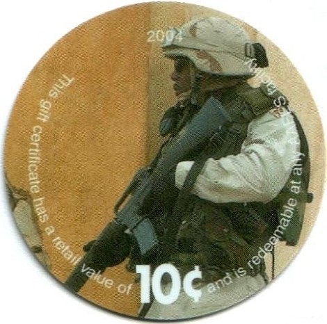 Soldier with rifle