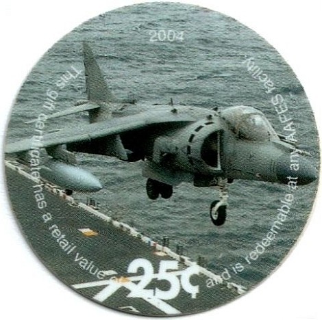 AV-BB Harrier lifting  off from carrier deck