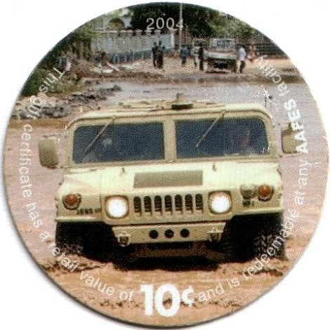 Humvee in flood  waters, Djibouti