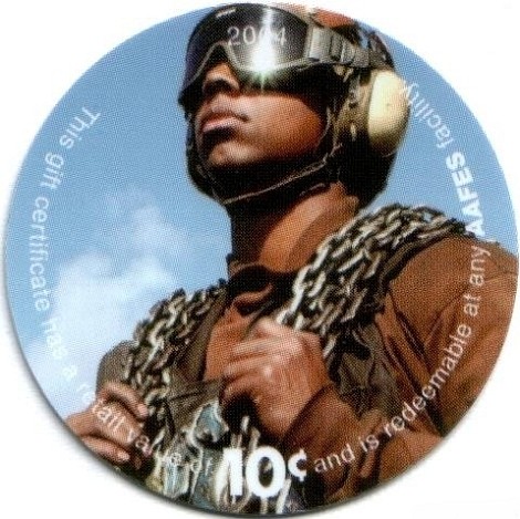 Soldier with chains