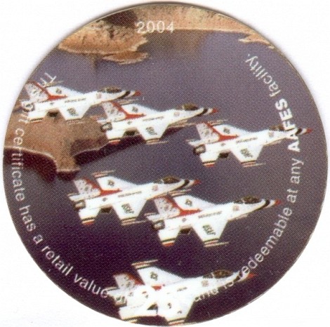 F-16 Falcons (USAF  Thunderbirds) in formation