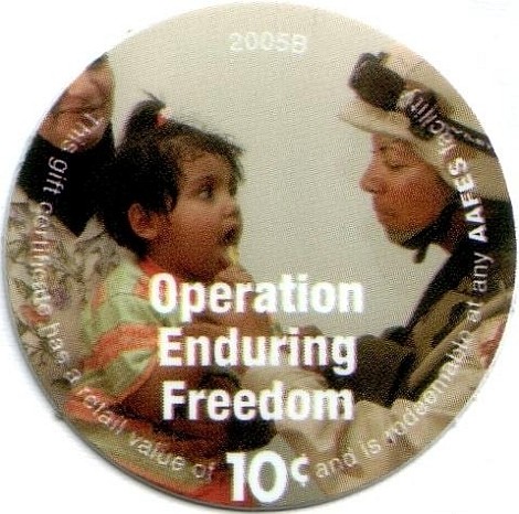 Mother with child,  soldier inspecting child's mouth