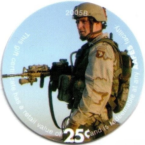 Soldier with rifle