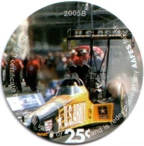 Army NHRA dragster