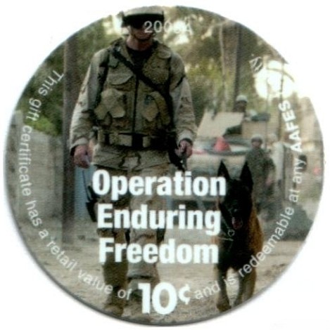Soldier with german  shepherd