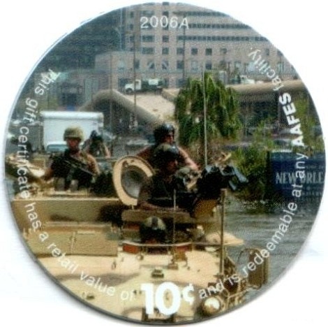 Soldiers in flooded  New Orleans