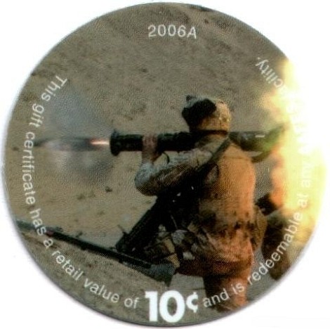 Soldier firing rocket  launcher