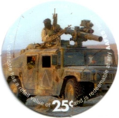 Humvee woth soldier  manning weapons