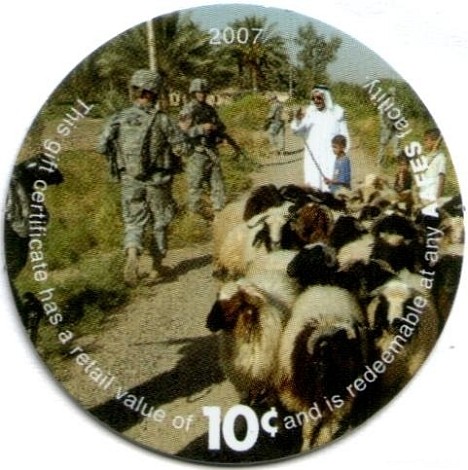 Soldiers, shepherd,  sheep