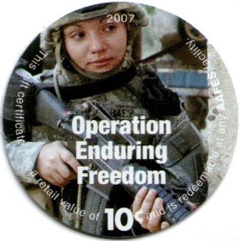 Female soldier in full  gear