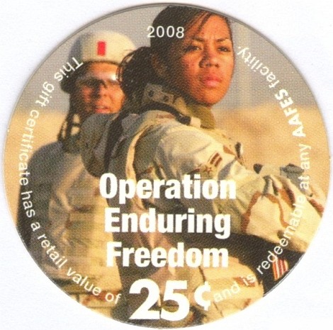 Air Force women in the  desert