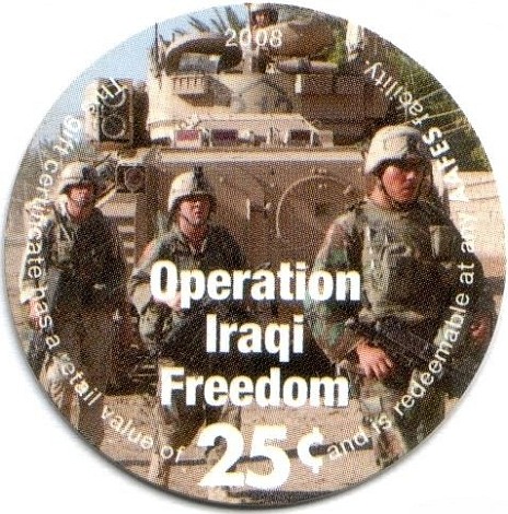Soldiers in front of  an armopreed vehicle