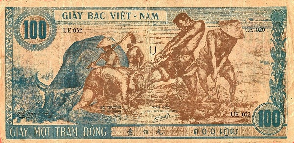  Water buffalo, peasants